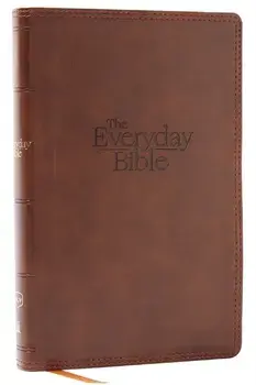 NKJV, The Everyday Bible, Brown Leathersoft, Red Letter, Comfort Print. 365 Daily Readings Through the Whole Bible/Thomas Nelson