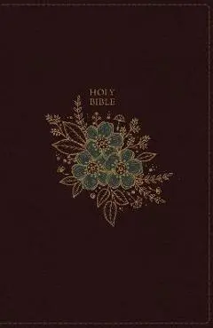 NKJV, Thinline Bible, Compact, Imitation Leather, Burgundy, Red Letter Edition - Thomas Nelson