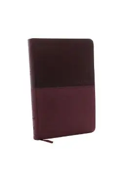 NKJV, Value Thinline Bible, Large Print, Imitation Leather, Burgundy, Red Letter Edition - Thomas Nelson