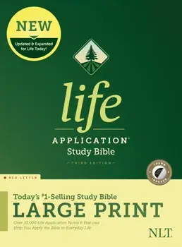 NLT Life Application Study Bible, Third Edition, Large Print (Red Letter, Hardcover, Indexed), Hardcover/Tyndale