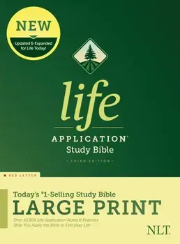 NLT Life Application Study Bible, Third Edition, Large Print (Red Letter, Hardcover), Hardcover/Tyndale