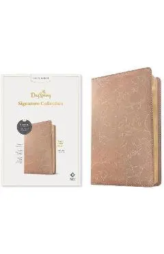 NLT Super Giant Print Bible, Filament-Enabled Edition (Red Letter, Leatherlike, Blush Floral): Dayspring Signature Collection - Tyndale