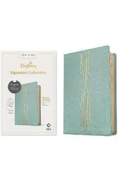 NLT Thinline Reference Bible, Filament Enabled Edition (Red Letter, Leatherlike, Sage): Dayspring Signature Collection - Tyndale