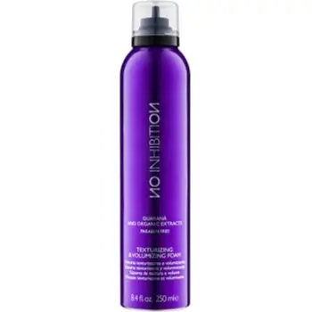 No Inhibition Guarana and organic extracts Texturizing & Volumizing spumă de păr pentru volum și formă