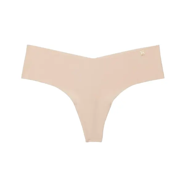 No-show thong panty - beige S