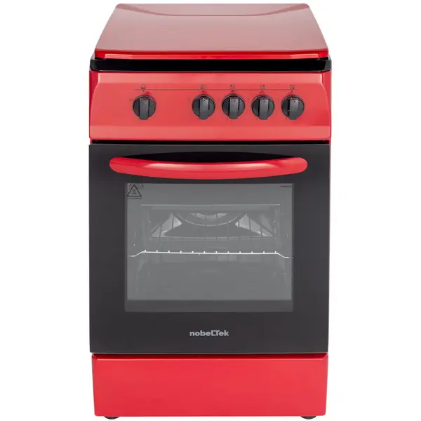 NobeLTek Aragaz NobeLTek NLT 5601R/G1, gaz, 50 cm, rosu