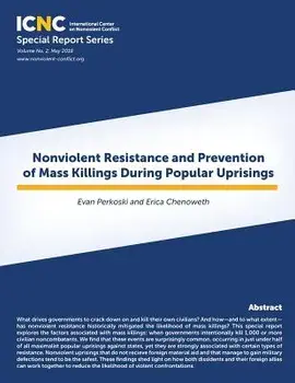 Nonviolent Resistance and Prevention of Mass Killings During Popular Uprisings, Paperback/Evan Perkoski