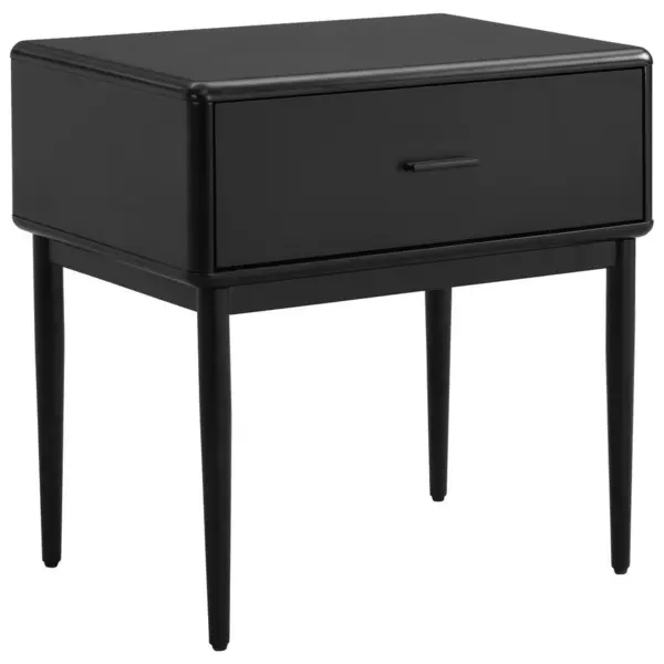 Noptieră, 54/55/40 cm, negru