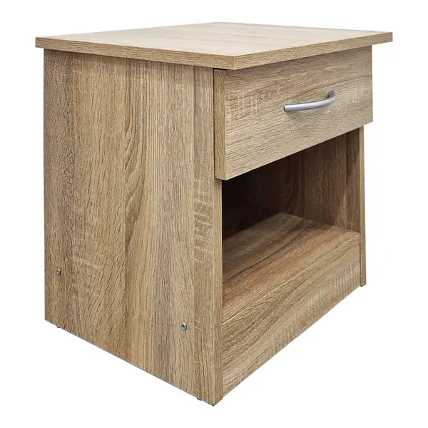 Noptieră Bedy bedside masă, alb, 40x34x42 cm