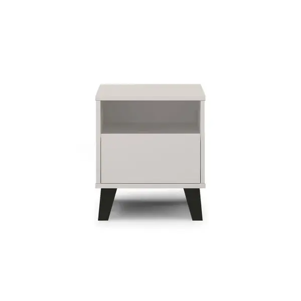 Noptiera BORG, 1 sertar, casmir, 40x38,8x45,6 cm