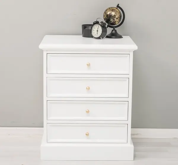 Noptiera cu 5 sertare cu sine cu dimensiuni 60x45x74 - Culoare_P004 - VOPSIT cu finisaj Vopsit
