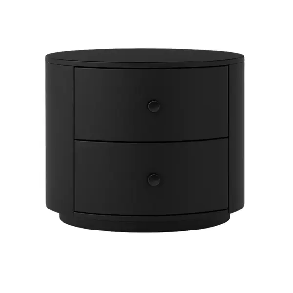 Noptieră inteligentă cu încărcare wireless 15W, iluminare LED 3 culori și 2 sertare de depozitare