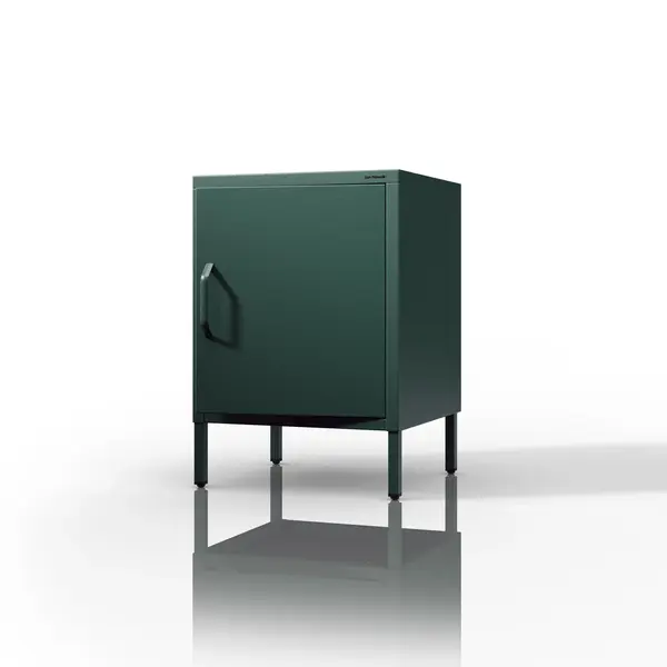 Noptiera MIA, 424 x 595 x 400 mm, Modern: verde sticla Noptieră MIA, 424 x 595 x 400 mm, Modern: verde sticlă