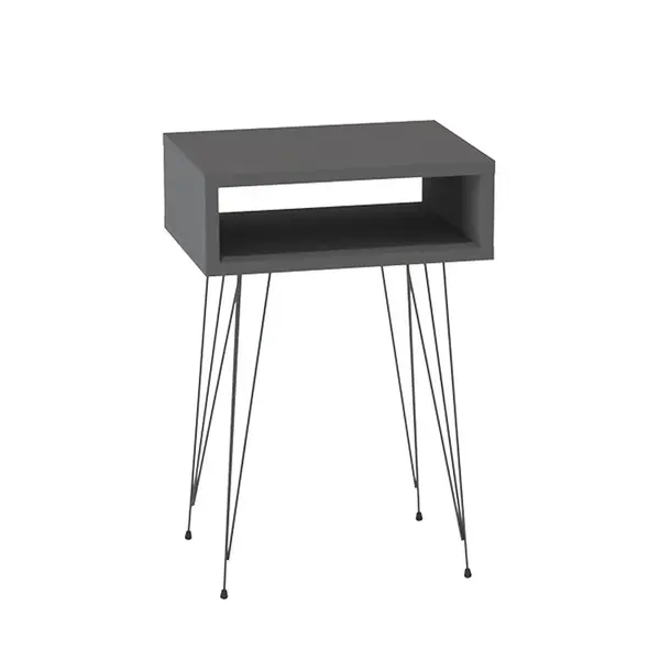 Noptiera Naida Negru 40x30x59 cm
