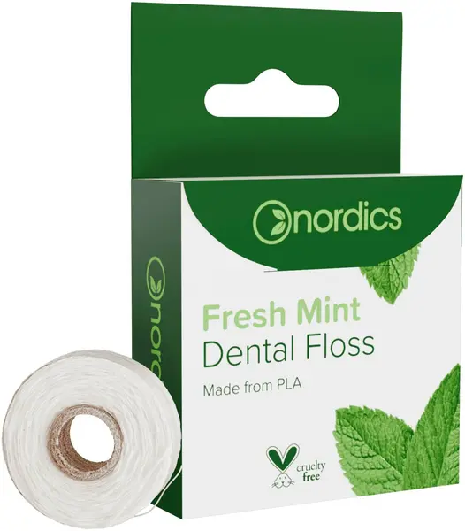 Nordics Ață dentară cu mentă, 50 m