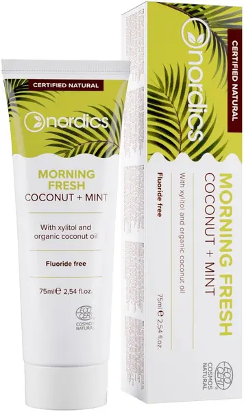 Nordics Pastă de dinți naturală Morning Fresh, 75 ml