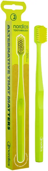 Nordics Periuță de dinți premium 6580, Soft, verde