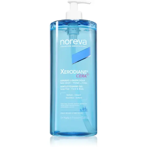 Noreva Xerodiane® Cera Gentle Foaming gel gel de curățare blând pentru piele uscata si sensibila 1000 ml