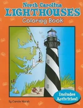 North Carolina Lighthouses Coloring Book, Paperback/Carole Marsh