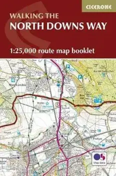 North Downs Way Map Booklet, Paperback/Kev Reynolds