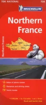 Northern France - Michelin National Map 724. 10th Edition, Sheet Map/Michelin