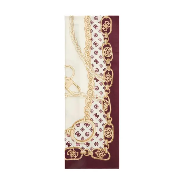 Not coordinated scarf burgundy