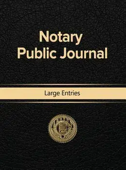 Notary Public Journal Large Entries, Hardcover/Notary Public