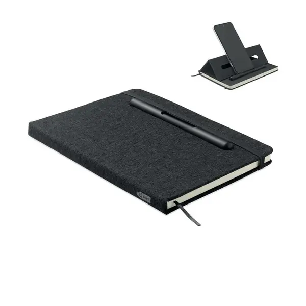 Notebook A5 cu suport telefon Notebook A5 cu suport telefon