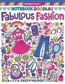 Notebook Doodles Fabulous Fashion: Coloring & Activity Book, Paperback/Jess Volinski
