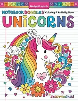 Notebook Doodles Unicorns: Coloring and Activity Book, Paperback/Jess Volinski