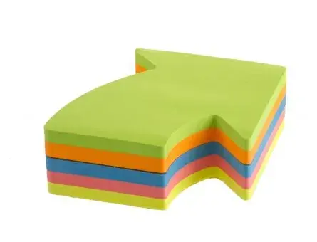 Notes adeziv 70 x 70 mm Sageata 5 culori neon x 50 file Kores Notes adeziv 70 x 70 mm Sageata 5 culori neon x 50 file Kores