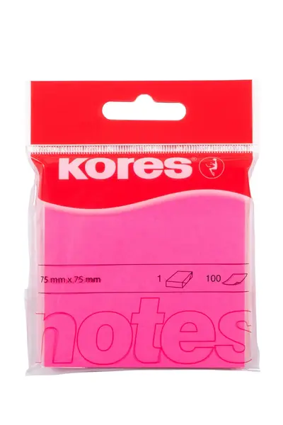 Notes adeziv 75 x 75 mm roz neon 100 file Kores Notes adeziv 75 x 75 mm roz neon 100 file Kores