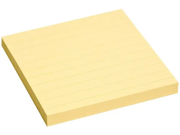 Notes adeziv Yellow liniat,100 file