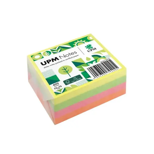 Notes adezivcub 75 x 75 100 file x 4 culori brilliant Notes adezivcub 75 x 75 100 file x 4 culori brilliant