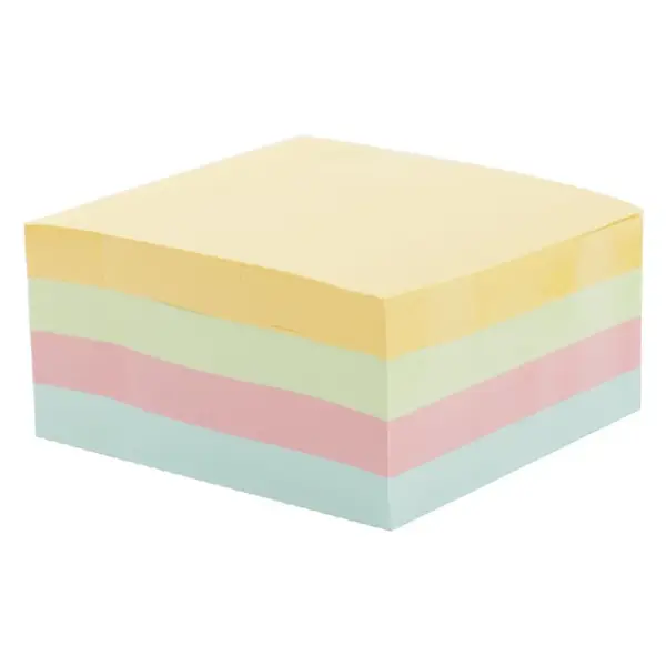 Notes cub adeziv 76 x 76 mm pastel 400 coli D.Rect Notes cub adeziv 76 x 76 mm pastel 400 coli D.Rect