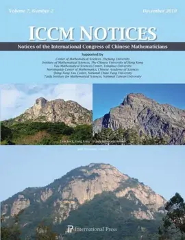 Notices of the International Congress of Chinese Mathematicians, Vol. 7, No. 2 (December 2019), Paperback/***