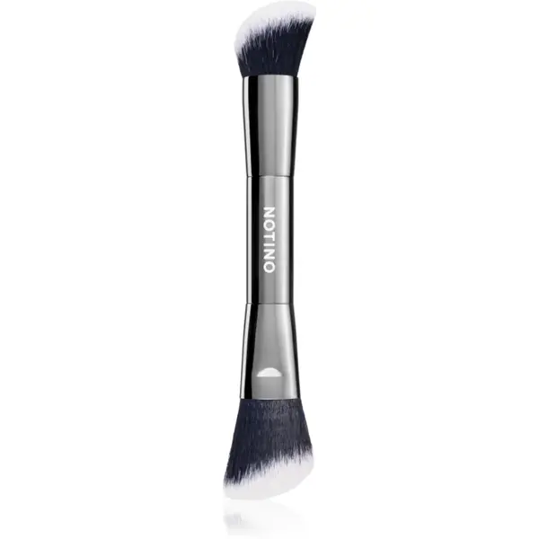Notino Dual-End Contour Brush 440 perie pentru blush, contur și iluminator fata-verso 1 buc