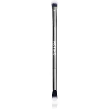Notino Dual-End Eyeshadow Brush 501 pensula pentru fard de ochi fata-verso