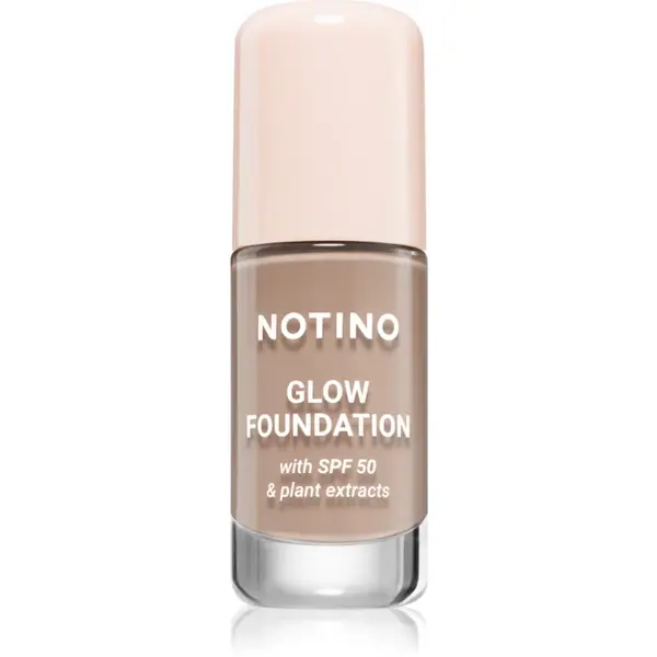 Notino Foundation Glow foundation with SPF 50 & plant extracts make-up pentru luminozitate SPF 50 02 Light Medium Cool 30 ml