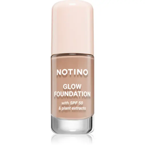Notino Foundation Glow foundation with SPF 50 & plant extracts make-up pentru luminozitate SPF 50 01 Medium Deep Cool 30 ml