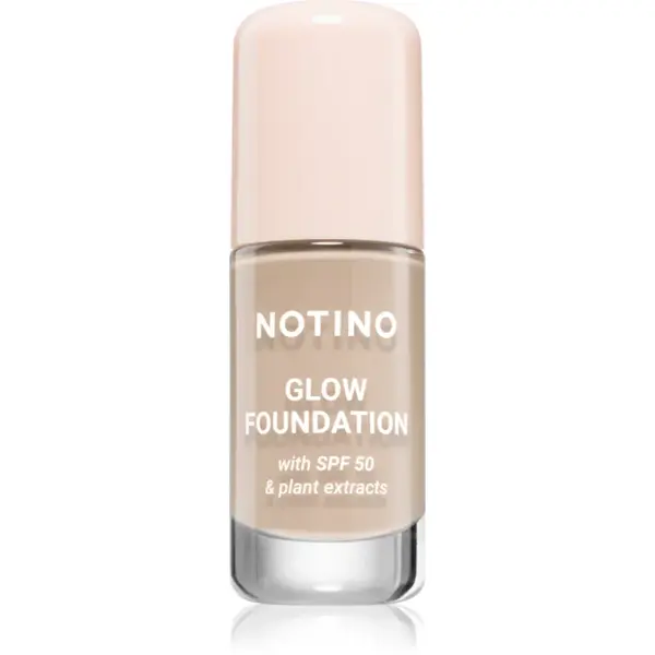 Notino Foundation Glow foundation with SPF 50 & plant extracts make-up pentru luminozitate SPF 50 01 Fair Neutral 30 ml