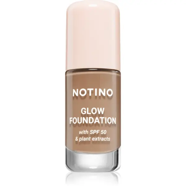 Notino Foundation Glow foundation with SPF 50 & plant extracts make-up pentru luminozitate SPF 50 01 Medium Neutral 30 ml