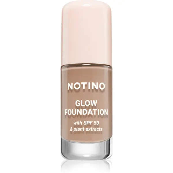 Notino Foundation Glow foundation with SPF 50 & plant extracts make-up pentru luminozitate SPF 50 01 Medium Cool 30 ml