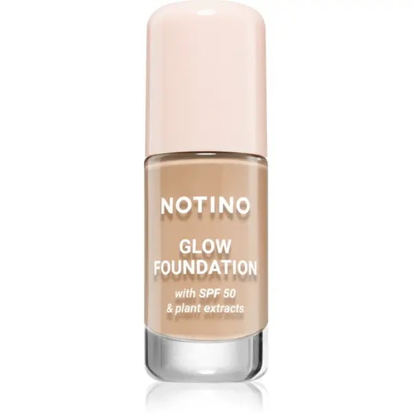 Notino Foundation Glow foundation with SPF 50 & plant extracts make-up pentru luminozitate SPF 50 03 Light Neutral 30 ml