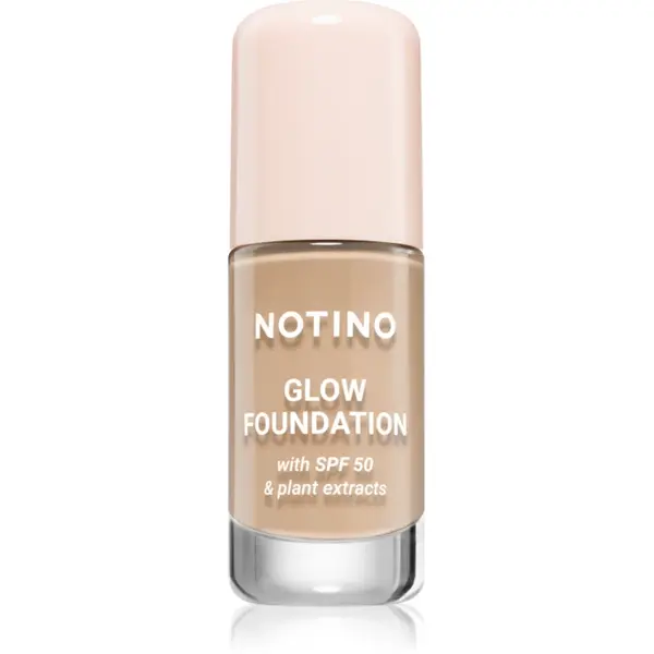 Notino Foundation Glow foundation with SPF 50 & plant extracts make-up pentru luminozitate SPF 50 01 Light Medium Neutral 30 ml