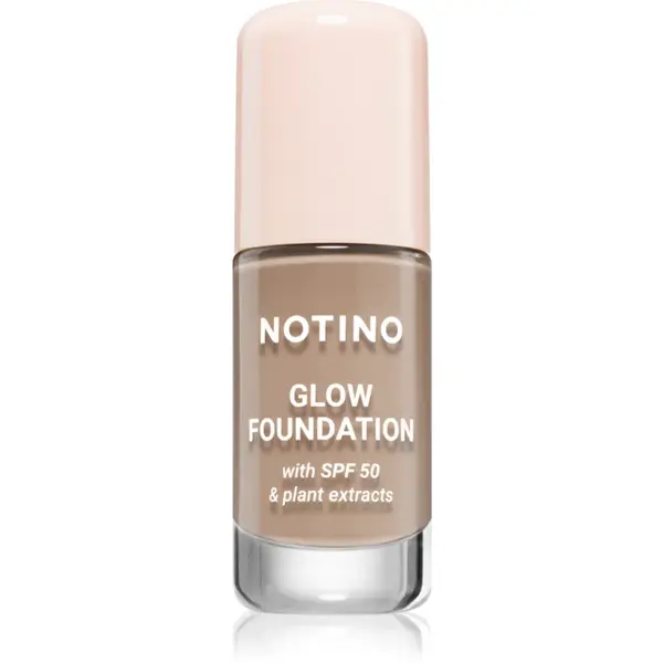 Notino Glow Foundation With SPF 50 & Plant Extracts make-up pentru luminozitate SPF 50 03 Light Medium Cool 30 ml