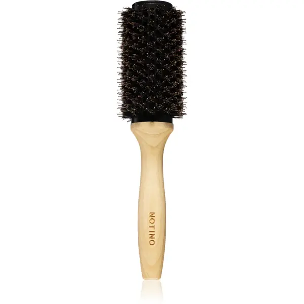 Notino Hair Collection Ceramic hair brush with wooden handle perie de păr ceramică cu mâner din lemn Ø 33 mm 1 buc