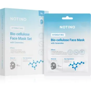 Notino Hydrating Bio-Cellulose Face Mask with Ceramides set de măști textile cu efect de hidratare