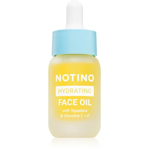 Notino Hydrating Face Oil with Squalane & Vitamins C + E ulei pentru strălucire cu vitamina C 15 ml