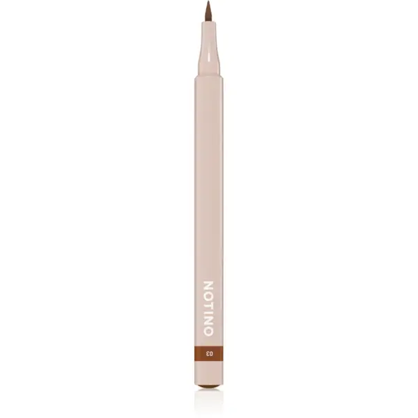 Notino Lifeproof Eyebrow Felt Pen Marker rezistent la apă pentru sprâncene 03 Warm Brown 1 ml